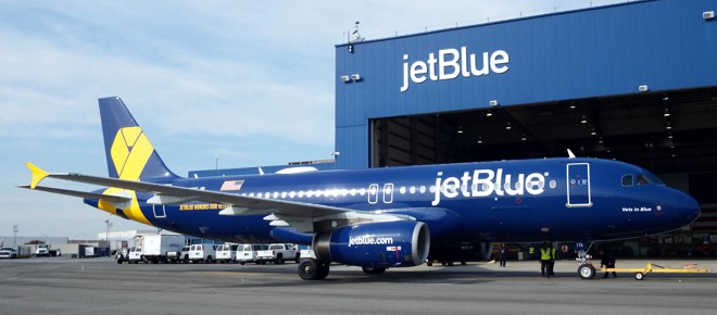 logotipo nome de marca linha aerea jetblue